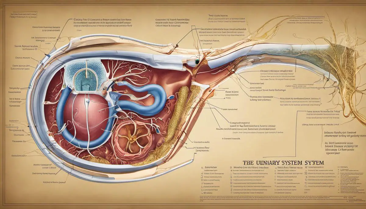 An image showing a diagram of the urinary system