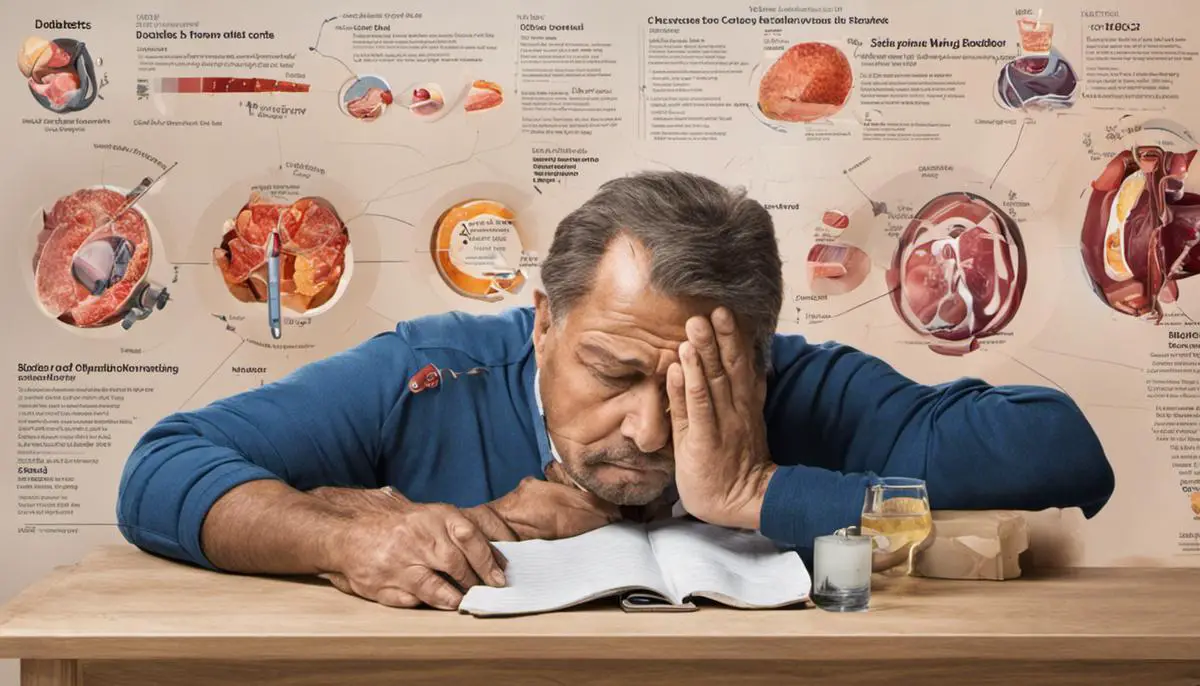 Image depicting the symptoms of diabetes in men