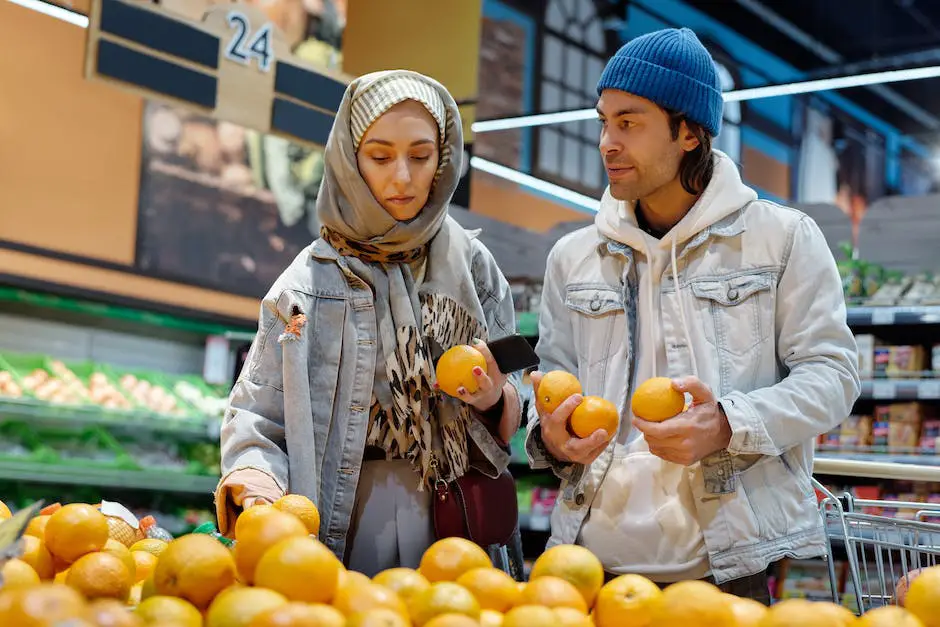 An image of a woman choosing fruits and vegetables for her diet to treat constipation