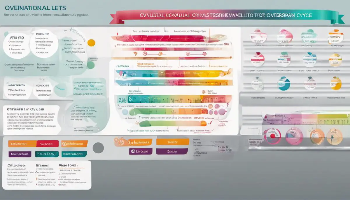 An image showing different types of ovulation tests for tracking menstrual cycle.