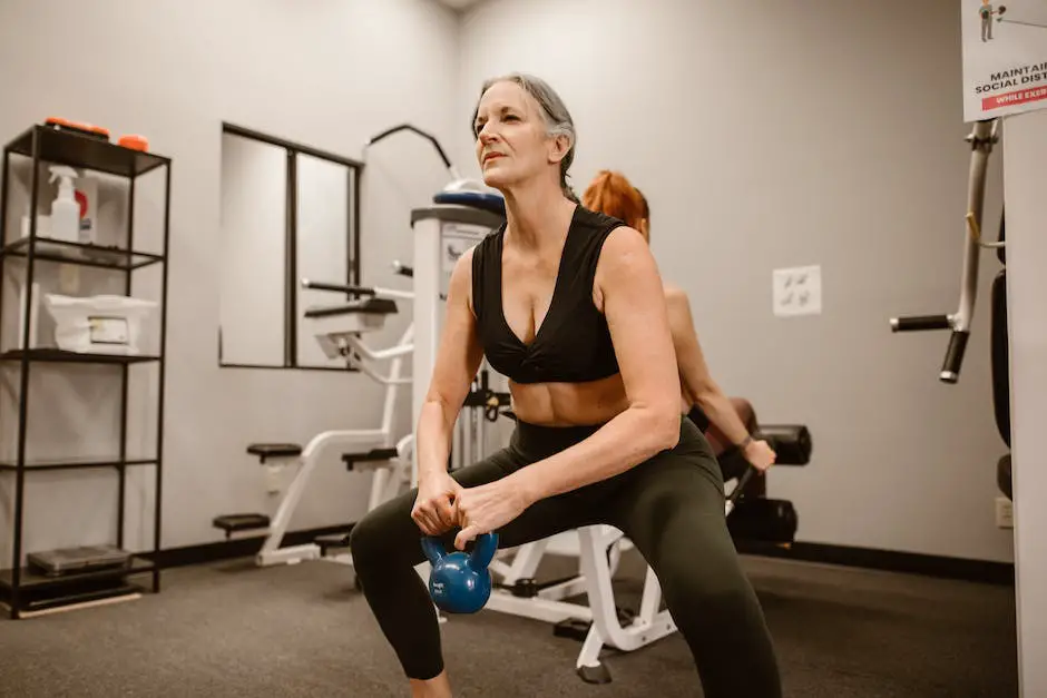 An image showing a person performing a squat exercise with proper form.