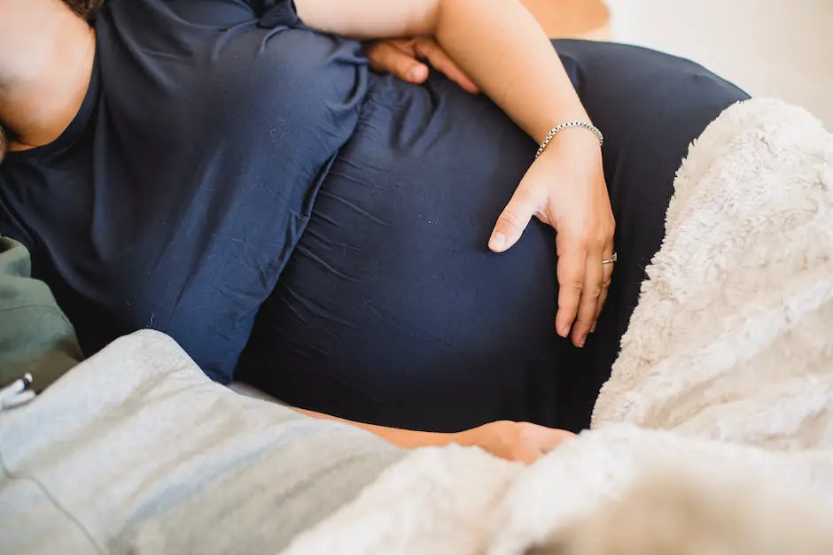 Image of a person supporting their pregnant partner, illustrating the concept of sympathetic pregnancy.