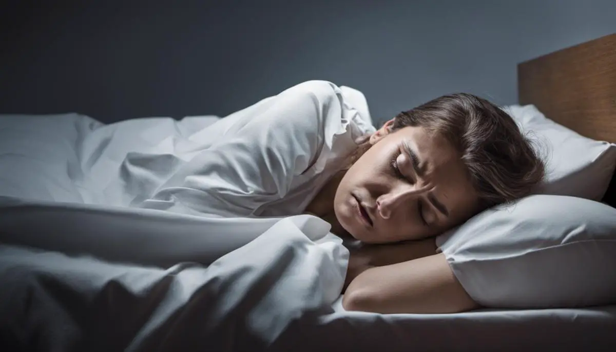 Image depicting a person struggling to sleep, emphasizing the topic of understanding insomnia